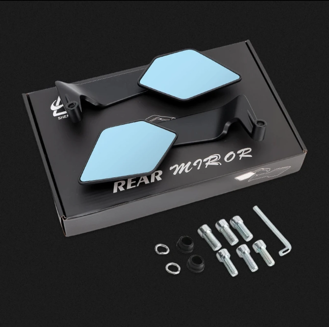 

Зеркало бокового вида для мотоцикла DUCATI Scrambler 1100 Tribute Pro Wind Wing Stealth Winglets, зеркала заднего вида