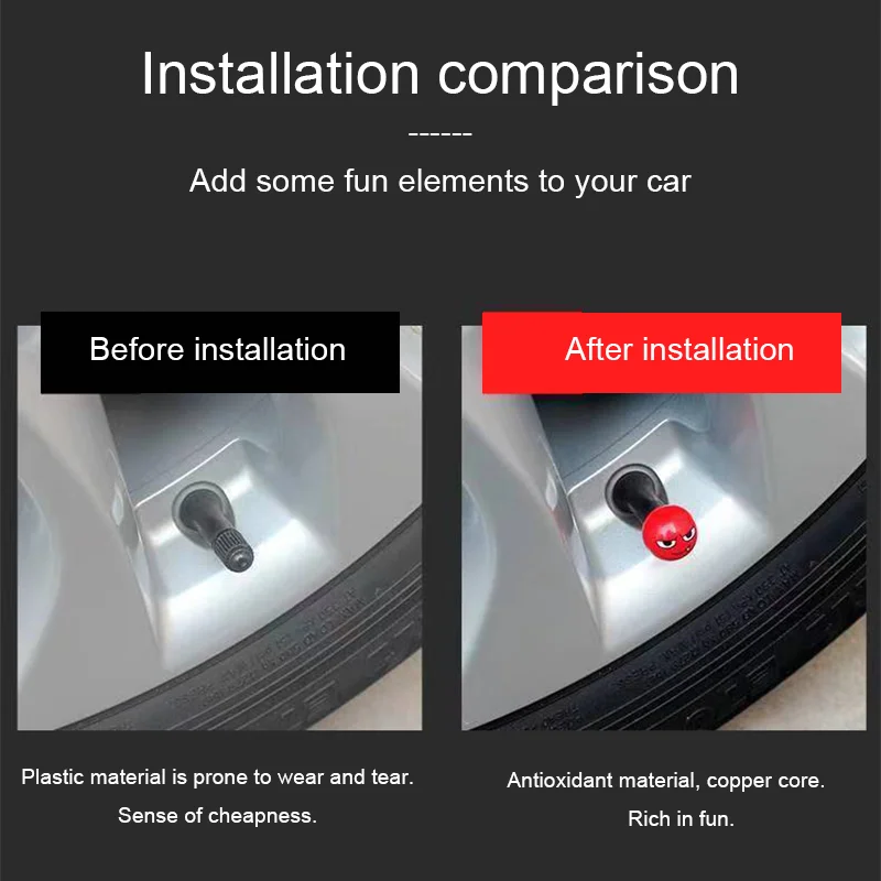 JDM модификация крышки клапана автомобильных шин милая крышка сердечника