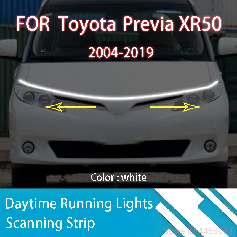 

Для Toyota Previa 2004-2019, улучшенная версия для дневных ходовых огней, диагностика запуска автомобиля, направляющая по DRL, декоративная лампа 12 В