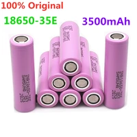 100 new original for 18650 3500mah 20a discharge inr18650 35e 3500mah 18650 battery li ion 3 7v rechargable battery