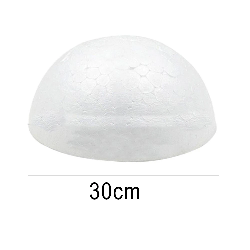 

1pcs White Modelling Half Polystyrene Styrofoam Foam Ball Spheres For New DIY Crafts Supplies Half Foam Balls 30/35cm