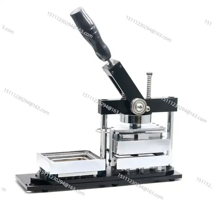 Машина для изготовления значков с прямоугольными пуговицами 80*53 мм магнит на