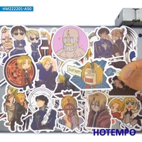 50pieces classic anime style edward comics mixed cartoon sticker for phone laptop guitar notebooks skateboard bike car stickers