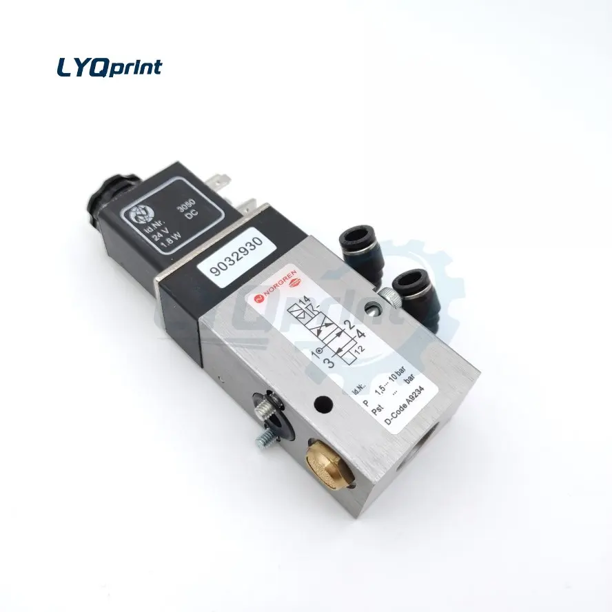 

Best Quality Offset Printing GTO46 Gto52 SM74 CD74 CD102 Machine Parts 98.184.1051 Solenoid Pneumatic Valve For Heidelberg