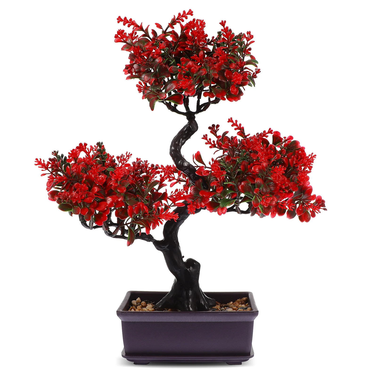 

Artificial Potted Fake Bonsai Tree Decor Indoor Flowers Simulation Plastic