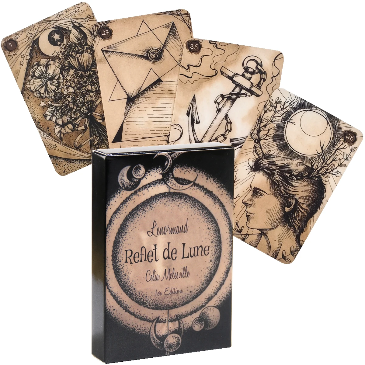 

Reflet De Lune Lenormand 40 Cards With Pdf Guidebook
