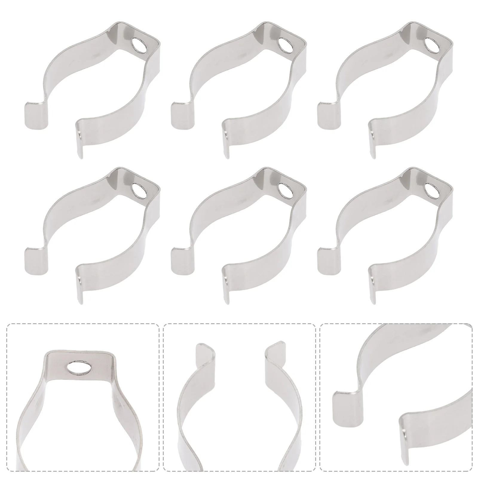 

Led Clips Light Bracket Bulbs Lamp Fluorescent Holderclamp Pipe Metal Lampholder U Tube Rope Brackets