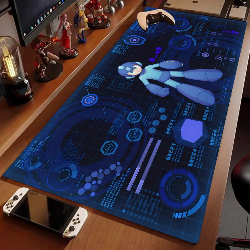 ROCKMAN DRN 001 Mega Man Mousepad Large Gaming Mouse Pad LockEdge Thickened Computer Keyboard Table Desk Mat