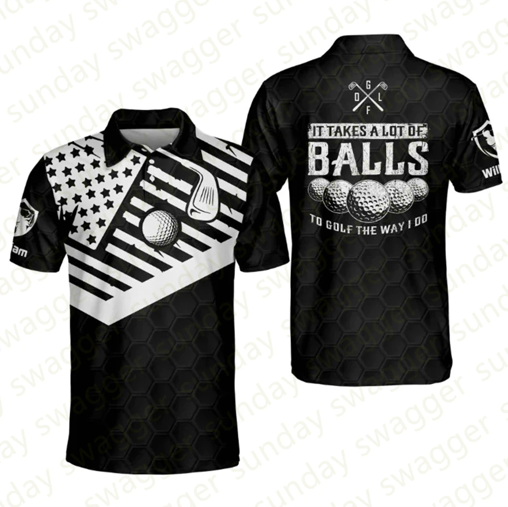 Summer Polo Wear Men's Golf Shirt Racing Short Sleeved Top Quick-Drying Breathable T-shirt Football Tennis Jersey Casual Shirts