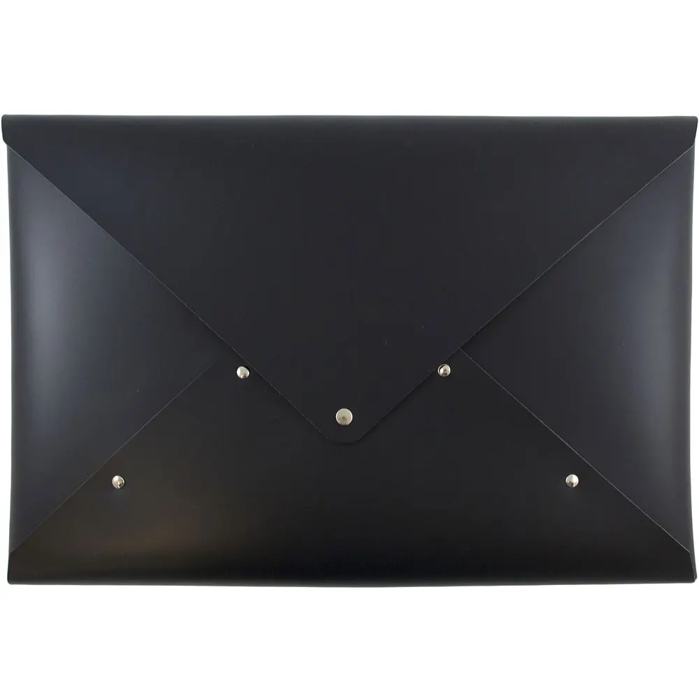 

Итальянское кожаное портфель, 1 шт./упаковка, 10.25x14.75X. 75, черный