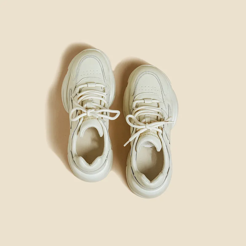 

BCEBYL весенне-осенние новые модные кроссовки на толстой подошве черные повседневные кроссовки для бега с перекрестными ремешками и круглым н...