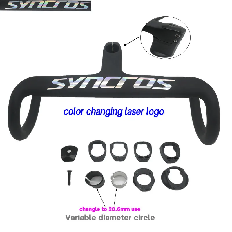 T1000 SYNCROS дорожный карбоновый Руль 28 6 мм 31 8 Встроенный руль кабина дорожного