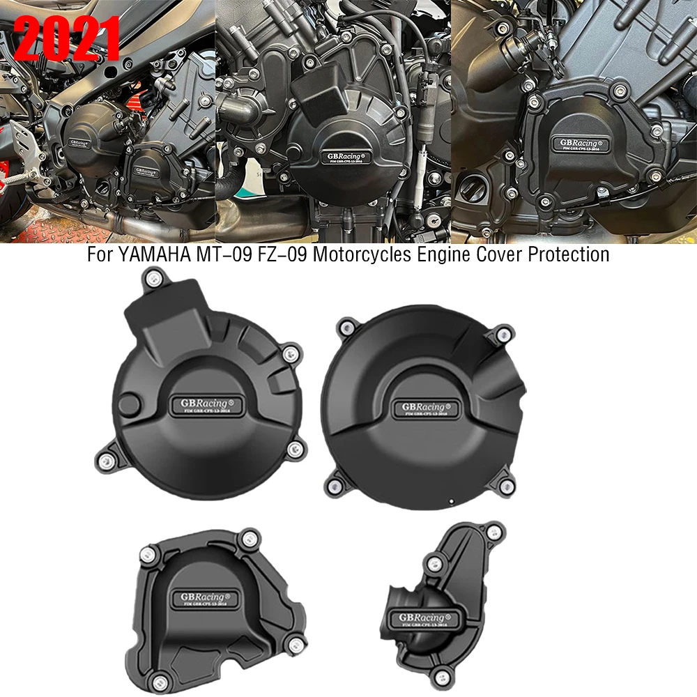 

Защитные чехлы для двигателя для YAMAHA MT-09 2021 2022 FZ-09 XSR900 TRACER 9 GT, Защитные чехлы для мотоциклов, защита двигателя для GB Racing