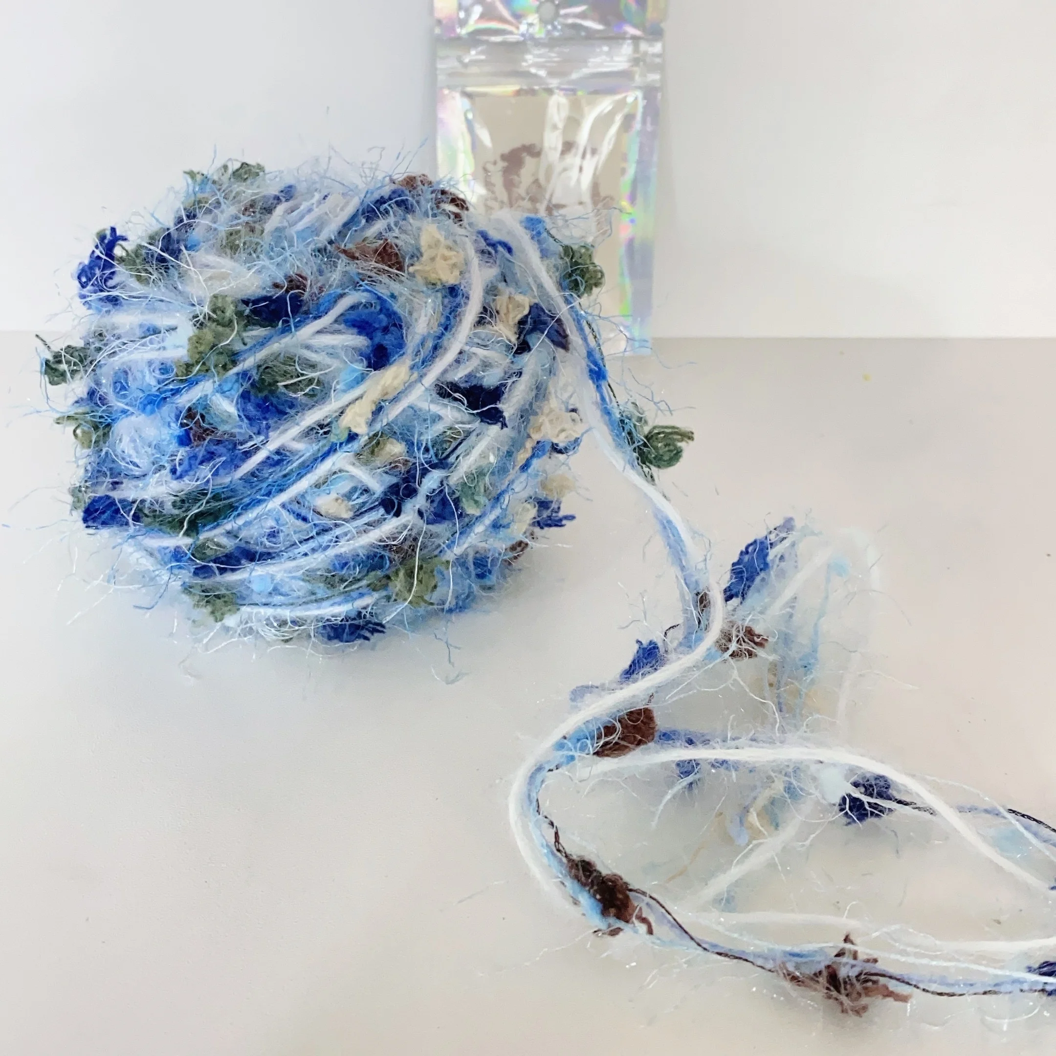 Летняя пряжа NEEMOY с морской черникой-50 г подходит для вязания крючком своими