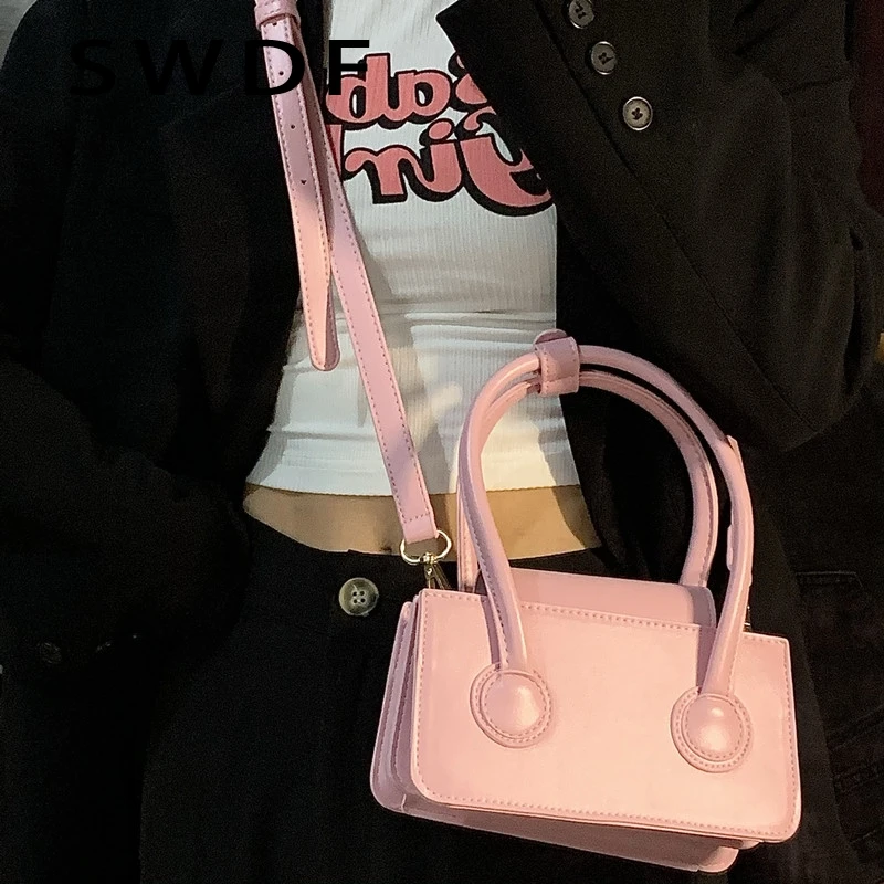 

Сумка SWDF женская с ручками сверху, саквояж на плечо, сумочка из высококачественной искусственной кожи, мессенджер, 2022