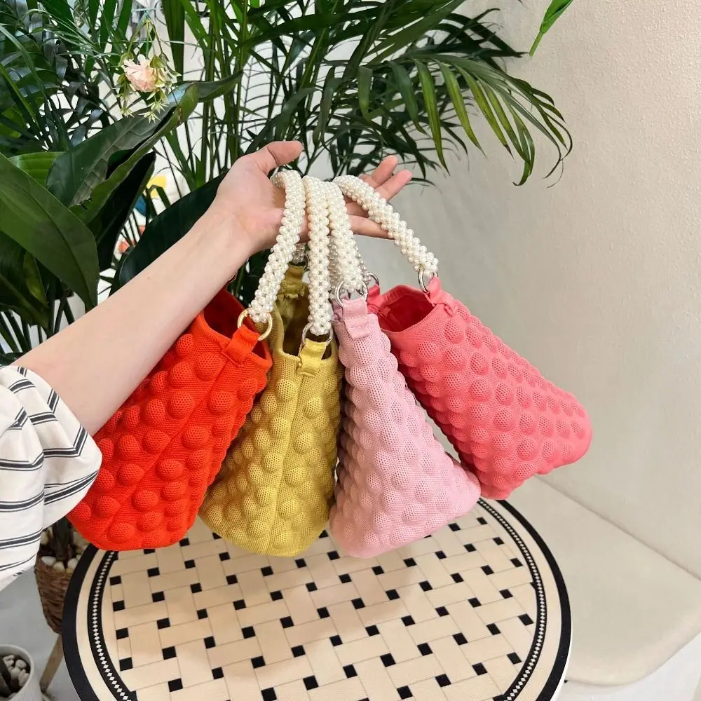 

New Knitting Mobile Phone Bag Girl Knitted Messenger Bag Crossbody Bag Woven Bag