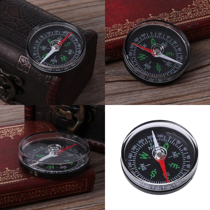 

Mini Accurate Compass Practical Guide for Camping Hike North Navigation