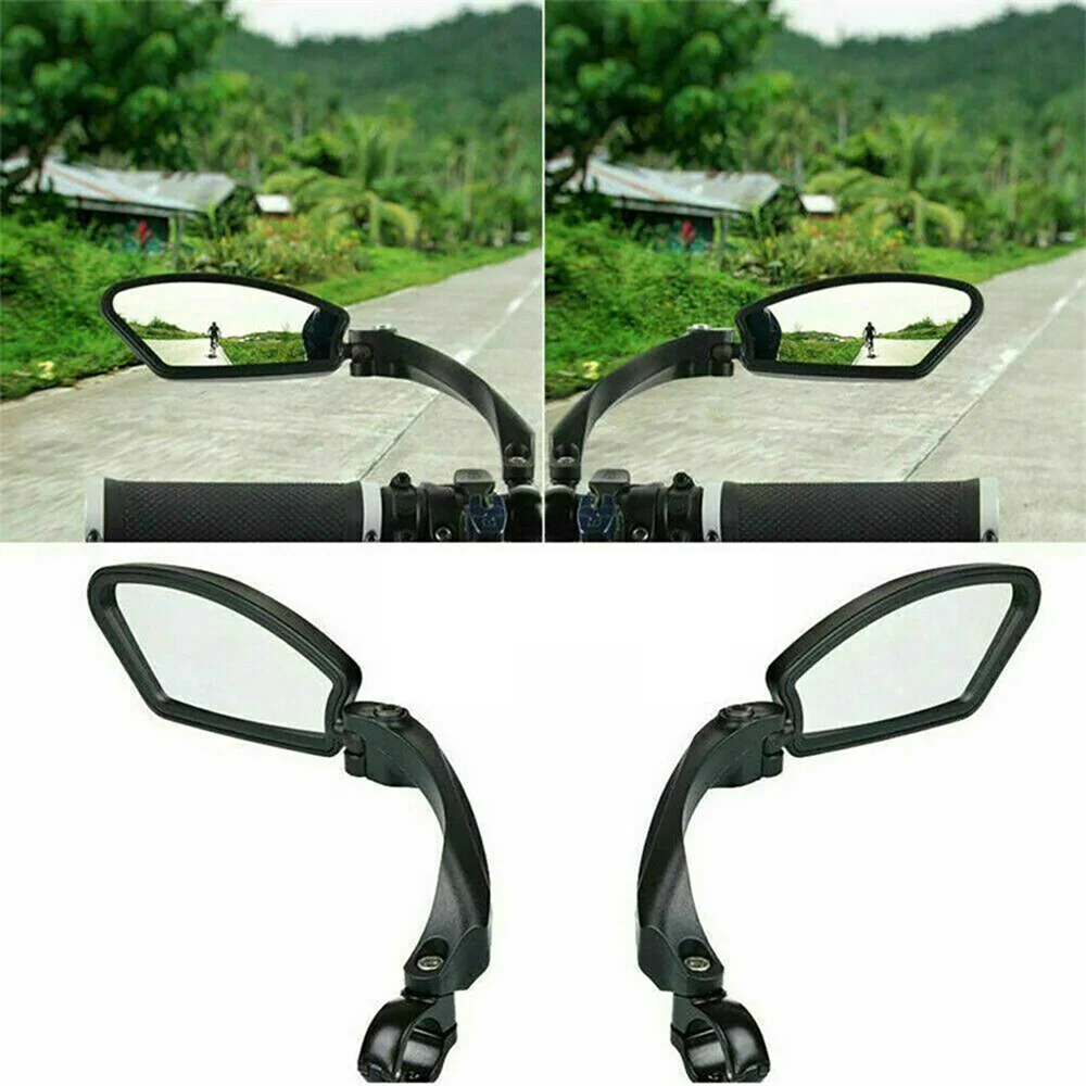 

1 Pair 21-26mm Motorcycle Rearview Mirror Bicycle Reflector Universal Handlebar Rear View Mirrors 360 Degrees Rotation