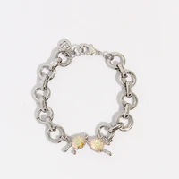 timeless wonder fancy zirconia geo linked chains bracelets for women designer jewelry hiphop trendy fashion korean gift top 4524