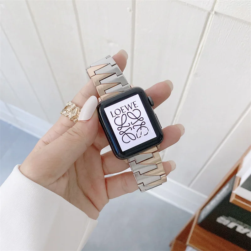 Металлический ремешок Correa для часов серии 7 SE 6 5 4 3 2 браслет из алюминиевого