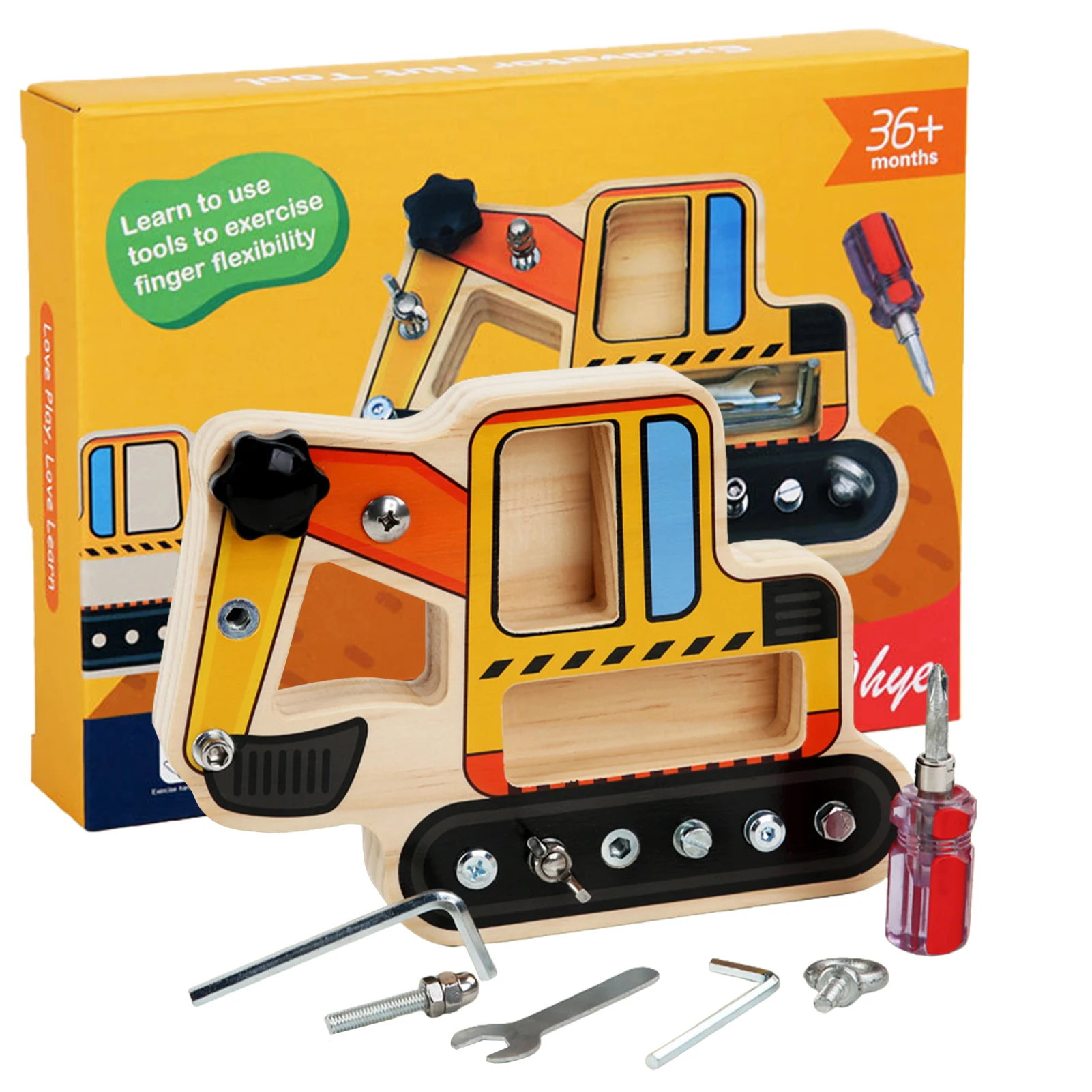 

Montessori Toy Screwdriver Set Preschool Montessori Toy Screwdriver Set Interesting Toddler Tool Set Basic Skills Learning