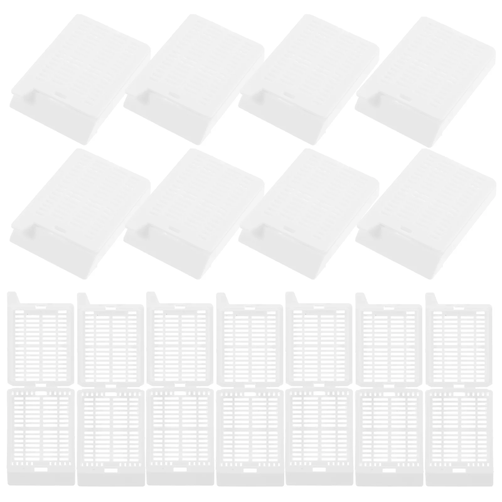 

200PCS Embedding Cassette Tissue Embedding Cassettes Scientific Cassettes ( White )