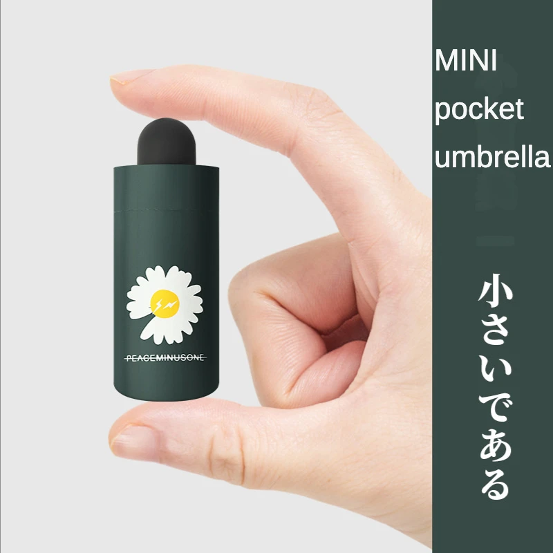 

Mini Pocket Umbrella for Women Sun UV Protection Small Folding Pocket Sunny and Rainy Umbrella Paraguas Mujer Parapluie Femme