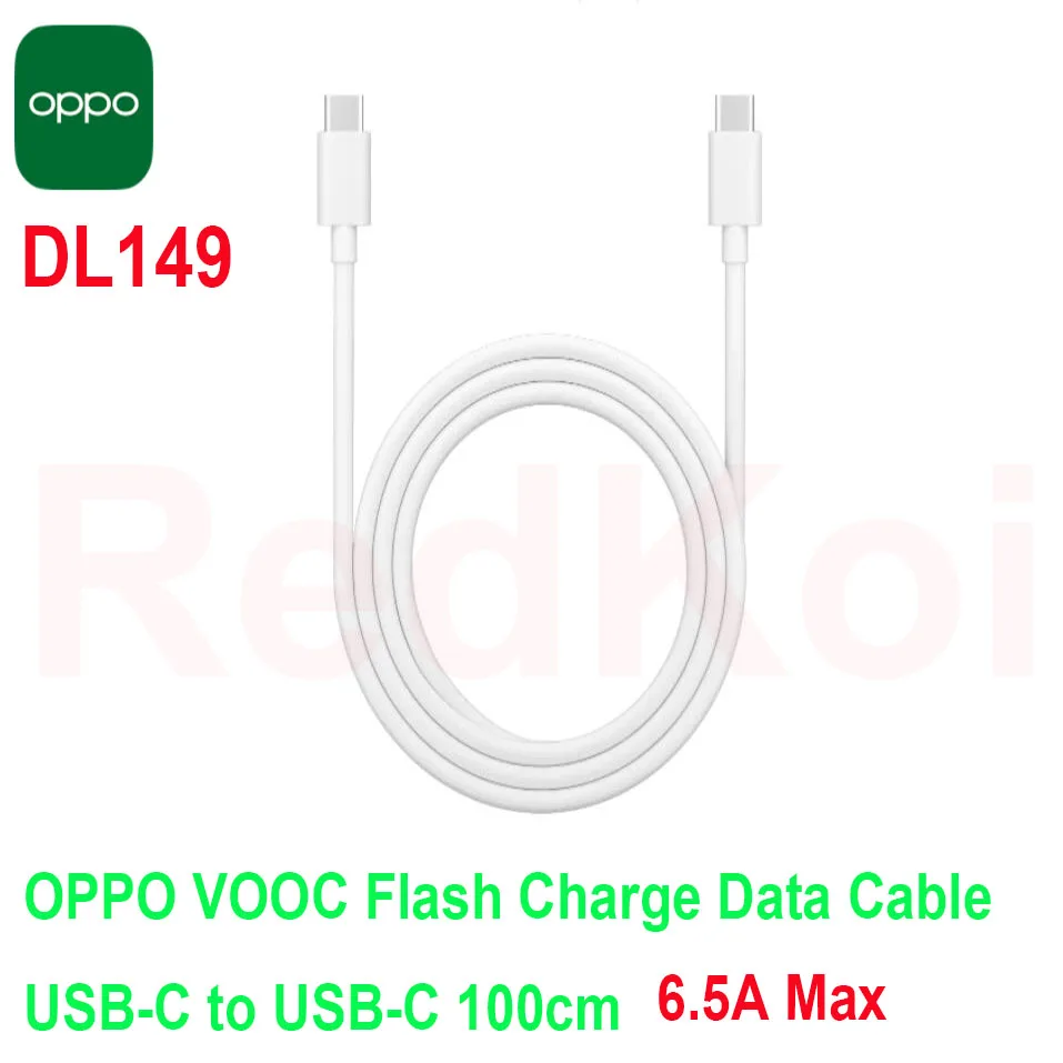 

Кабель для зарядки и передачи данных OPPO VOOC, внешний диаметр 1 м, а, поддержка тока SuperVOOC/VOOC/PD/QC