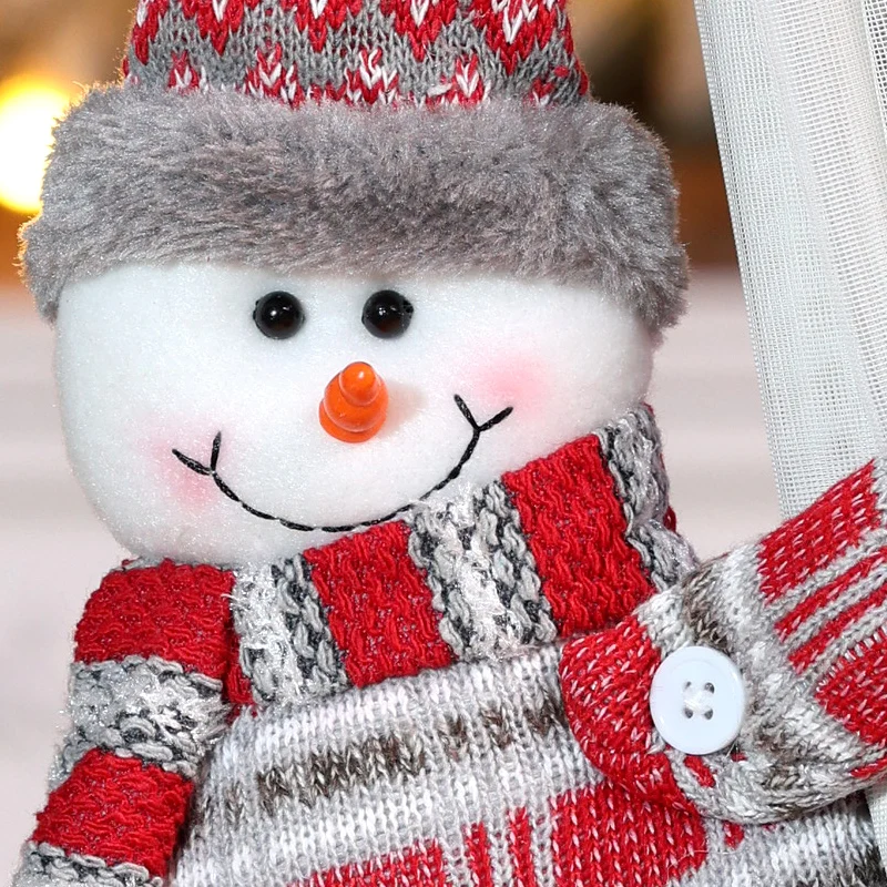 Рождественская пряжка для штор рождественские украшения дома Санта-Клаус