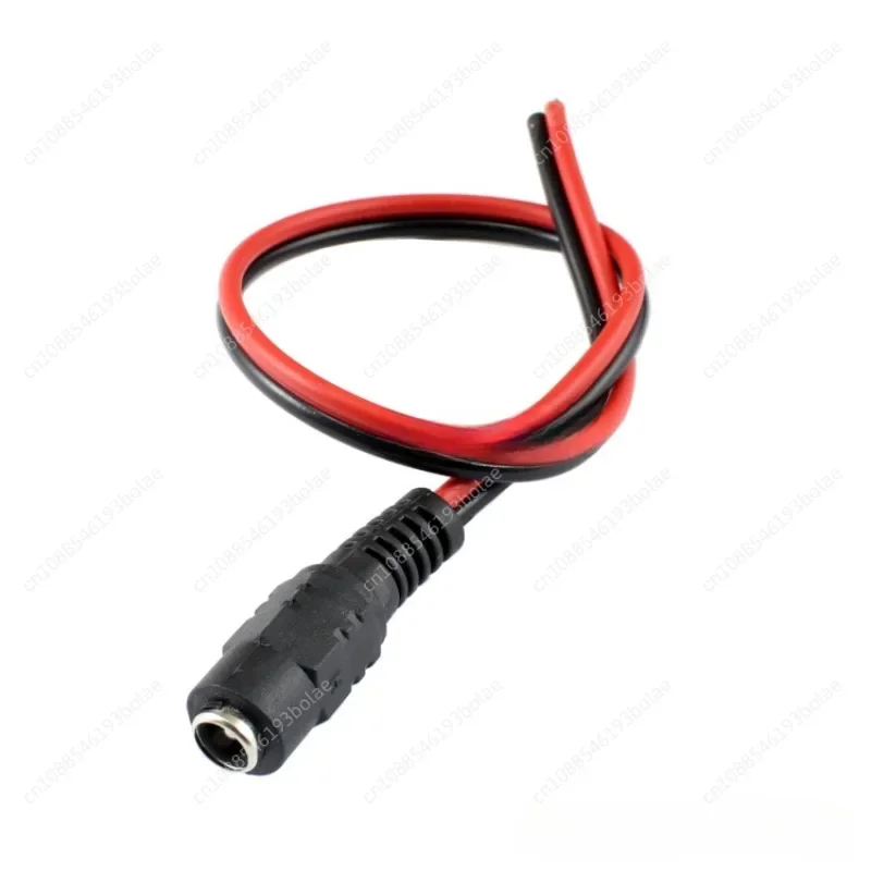 DC 5 X 2 1 Черный и красный гнездовой кабель 3A Кабель питания для мониторинга