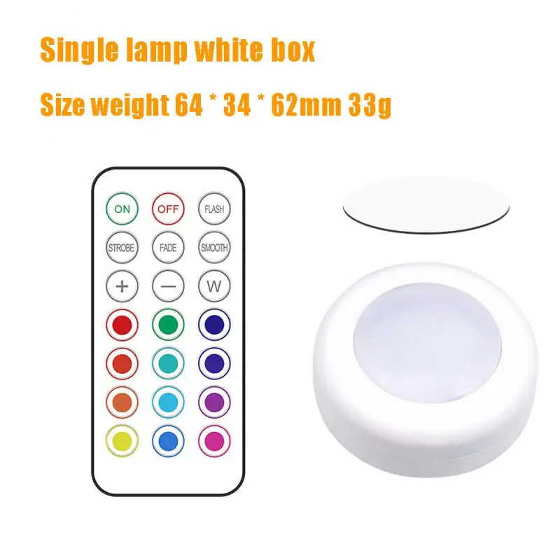 

Led Sign-in Lamp Cabinet Lamp Healthy Safe Durable Remote Control Battery Power Supply Light Led Night Light Color Plastics