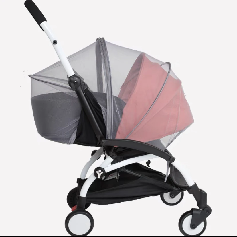 Stroller Mosquito Net Full Cover Fly Insect Protection Summer Mesh Univerisal Safe Pushchair Netting Fit Quintus Cybex Yoyo
