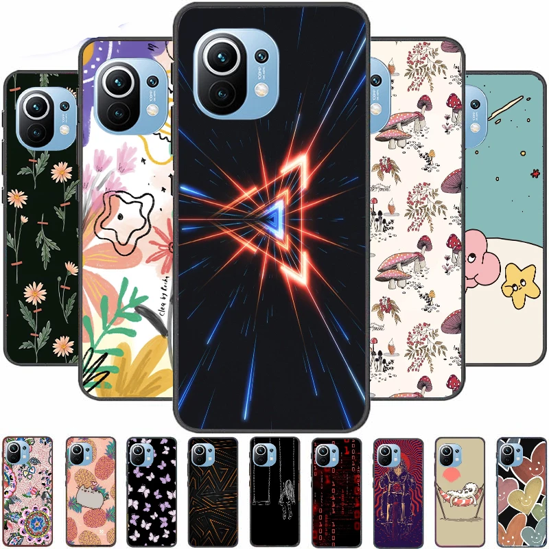 

Cartoon Anime Case For Xiaomi Mi 11 Lite MI11 Lite 11Lite 5G NE 4G Back Cover For Xiomi Mi 11 Ultra 11i Mi11i Phone Cases Funda