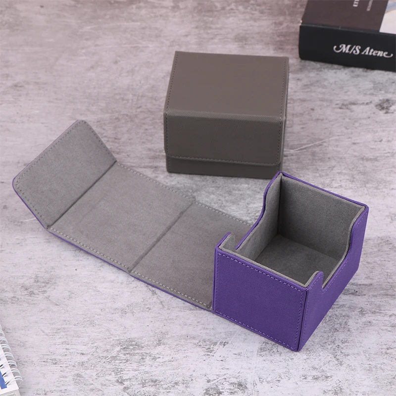 Коробка для хранения игровых карт из искусственной кожи портативный органайзер