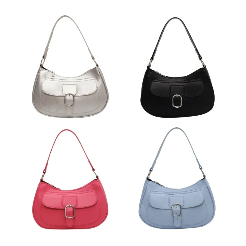 

PU Leather Underarm Bag Tote Bag Saddle Purse Shoulder Bag Handbag Purse
