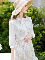 i believe you dresses for women 2022 temperament french style chiffon embroidery dress slim a line womens dress 2221094269
