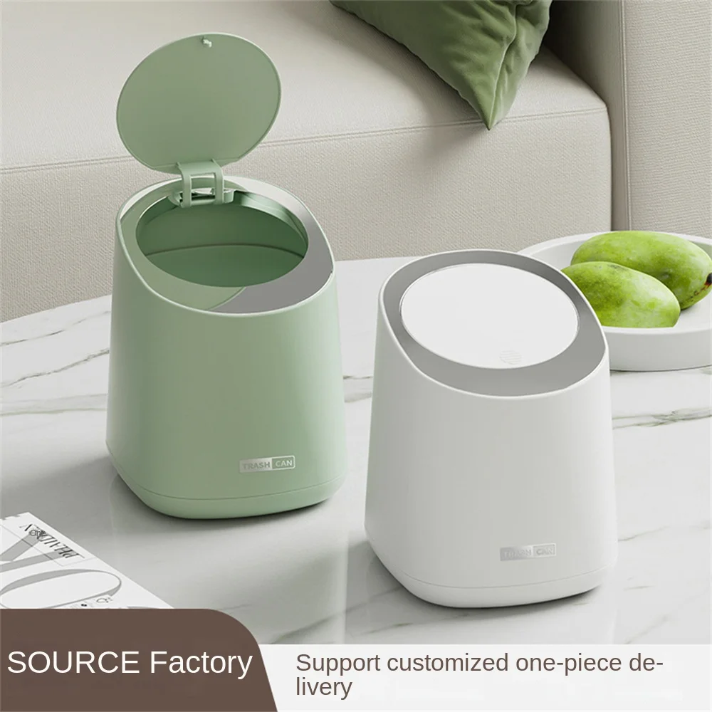 

2023 High Quality Kitchen Cabinet Storage Bucket Push Type Push Type Storage Cylinder Wastebasket Waterproof Debris Bucket