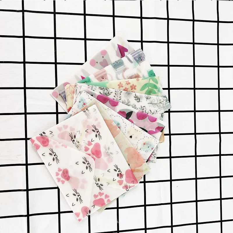 

3pcs/pack Lovely Beautiful Flowers Envelopes Letterhead Cherry Roses Letter Paper Fresh Elegant Floral Envelopes Stationery