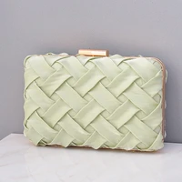 handbag green vintage luxury designer purses and handbags cross pattern bridal shoulder bag women hand made elegant clutch