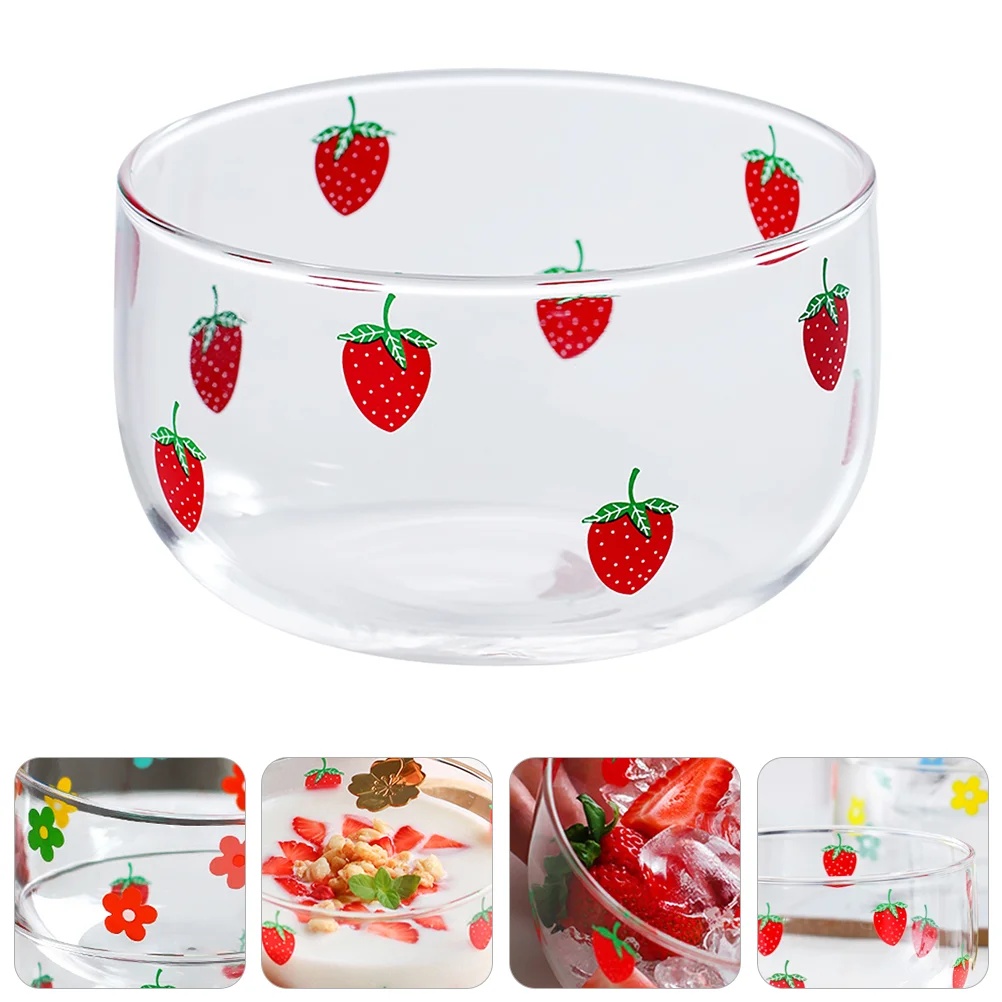 

Bowls Glass Bowl Cooking Dessert Prep Serving Fruit Kitchen Storage Cereal Mixing Desserts Noodlesoup Fruits Tostada Pasta