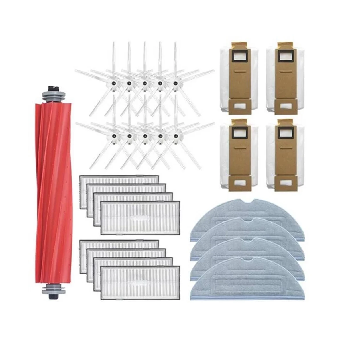 

Main Side Brush Mop Hepa Filter Dust Bag for S7 MaxV S7 MaxV Plus S7 MaxV Ultra G10S Pro Robot Vacuum