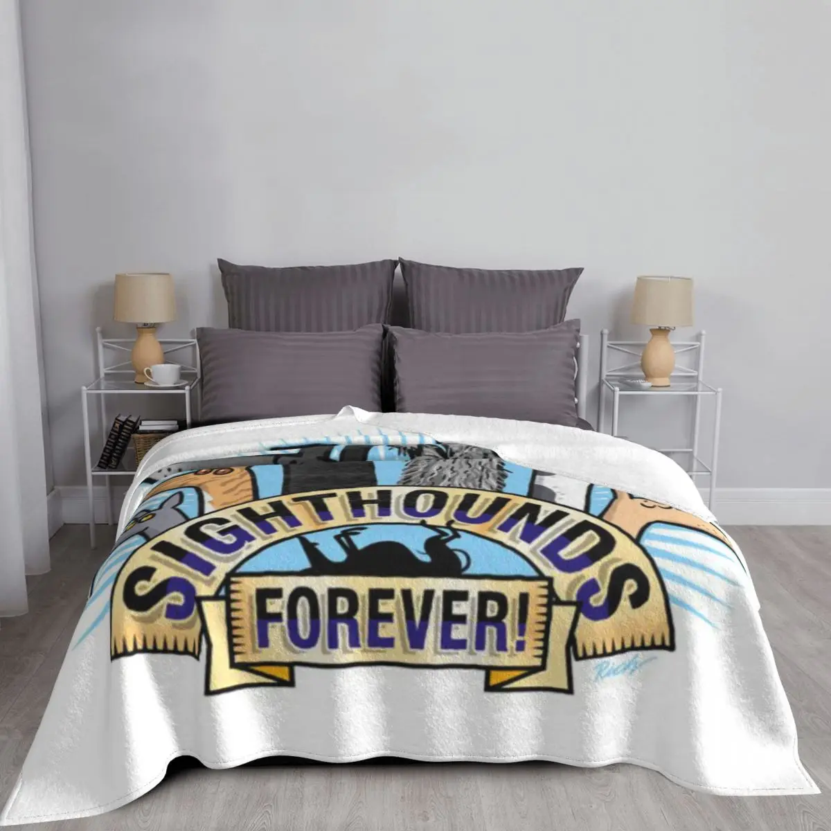 Борты навсегда! Ультрамягкое одеяло из микрофлиса