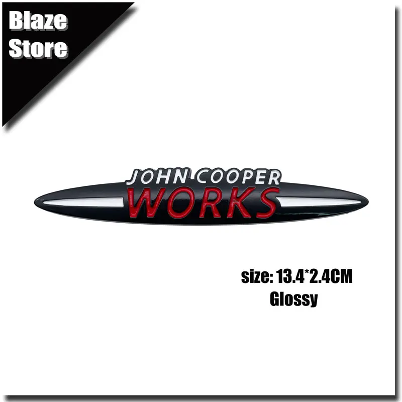 

JOHN COOPER WORKS наклейка на багажник автомобиля 3D металлическая модификация украшение подходит для MINI Mini JCW Cooper One S R50 R52 R53 R56