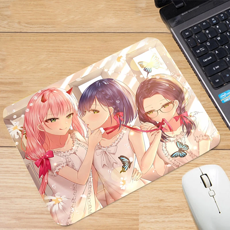 

Keyboard Gaming Desk Mat Mausepad Kawaii Mouse Pad Gamer Computer Accessories Cheap Mouse Pad Small Mouse Pad Cute Zero Two Pads