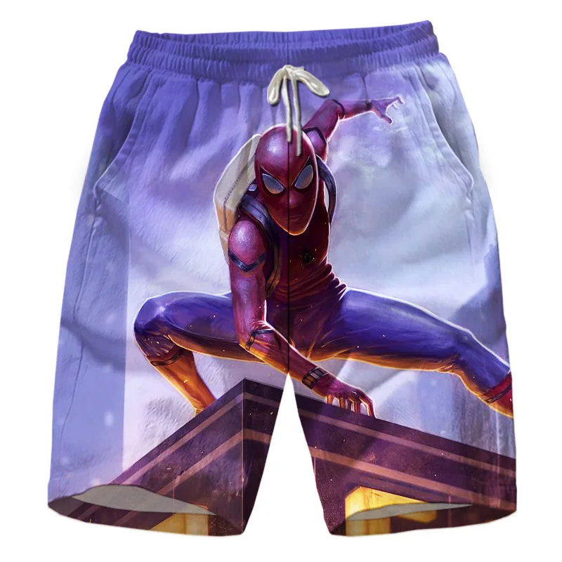 

Шорты детские с мультяшным принтом «Человек-паук»