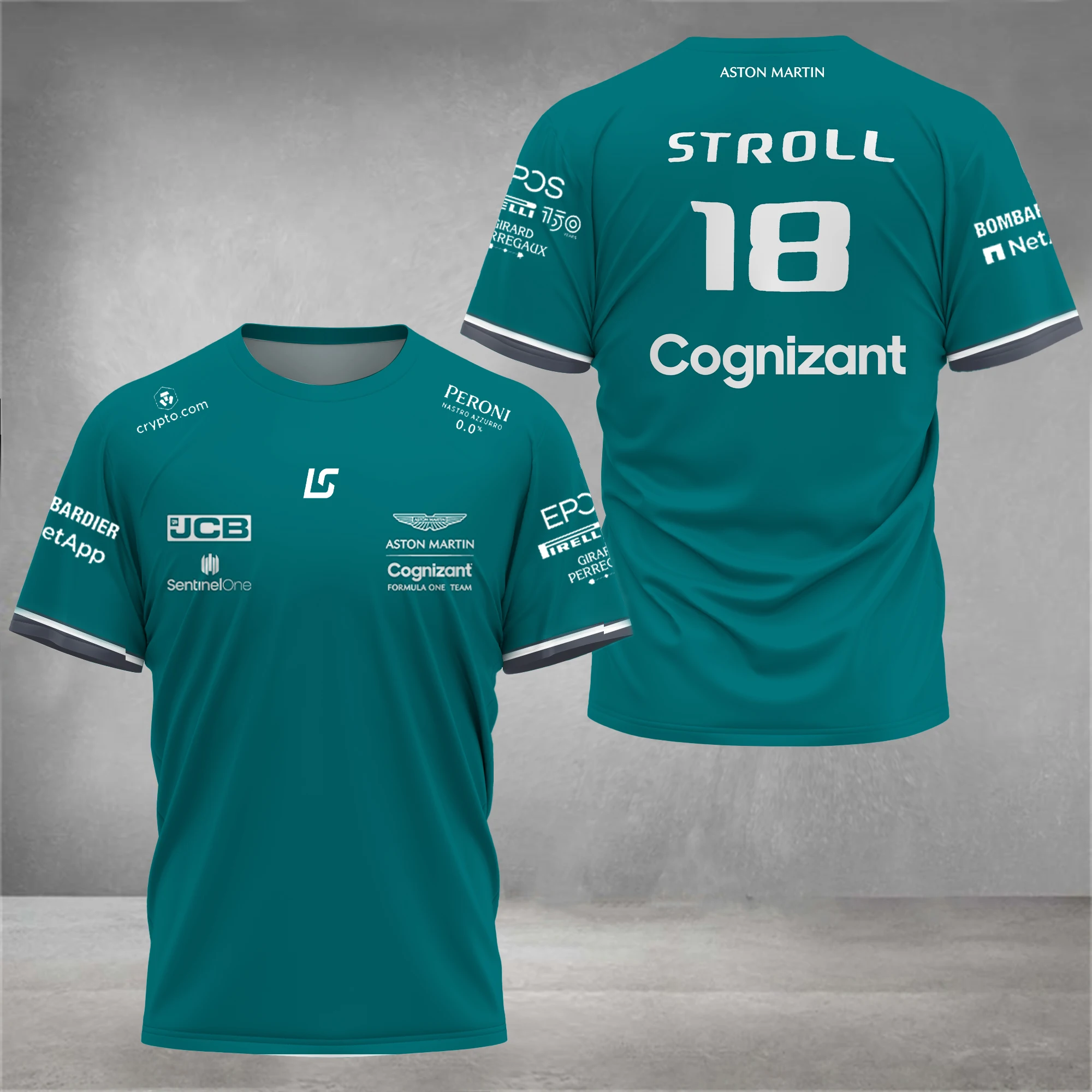 

Aston Martin Official Hot Sale 2023 F1 T-Shirts, Racing Drivers Fernando Alonso 14 and DRIVE 18 Fast Shipping from Spain