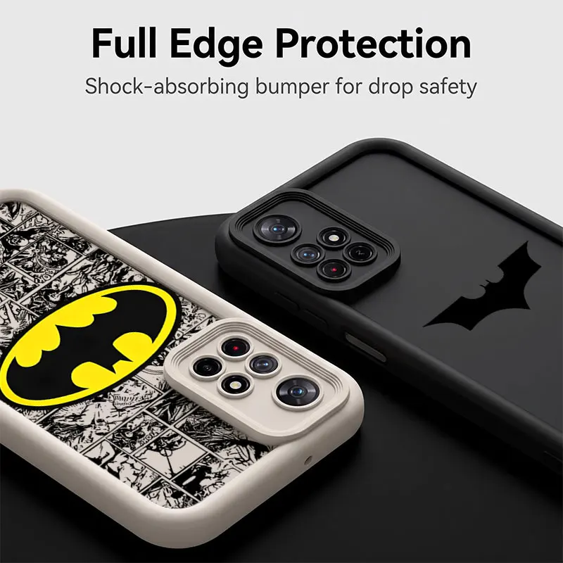Фото Противоударный чехол для телефона B-Batmans Hero для Xiaomi Redmi Note 8 9S 10S 11 Pro Plus 12S 13 Pro+ 14S 15 Pro Plus №2