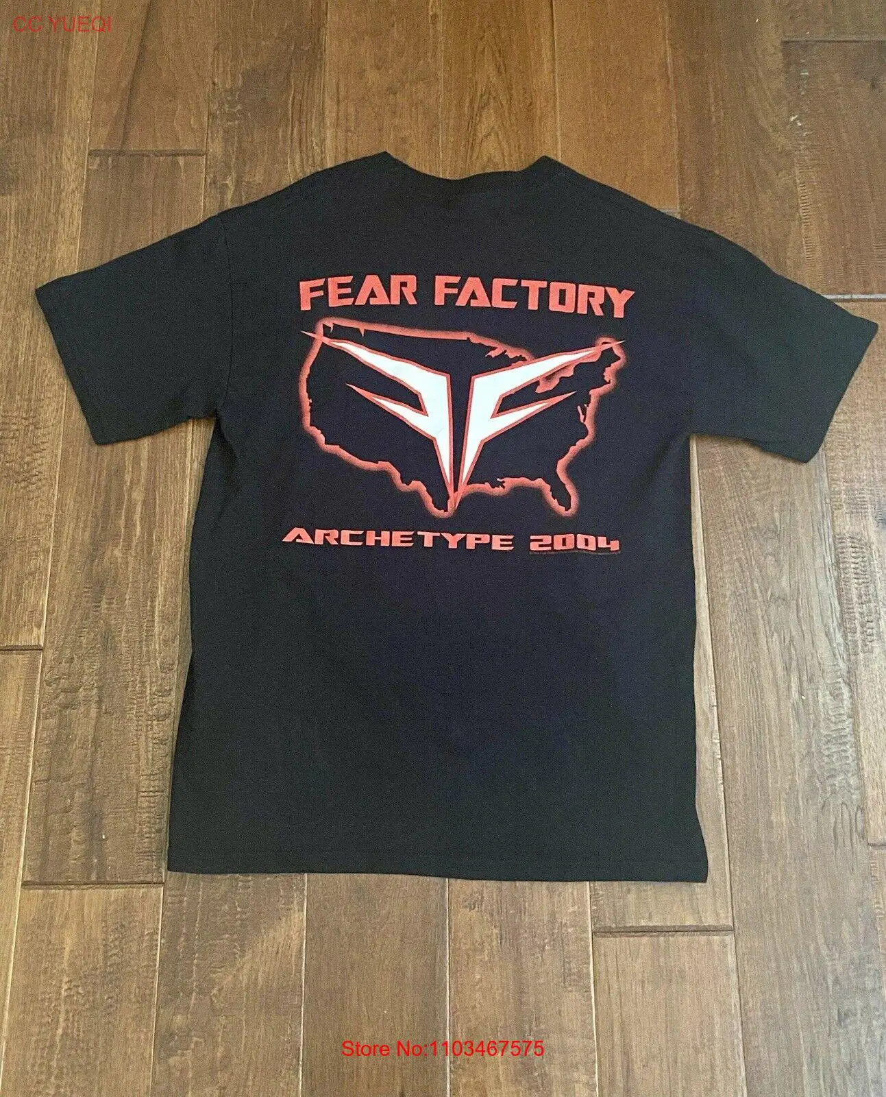 Аутентичная 2004 фабрика страха архетип Тур Band футболка NOS M
