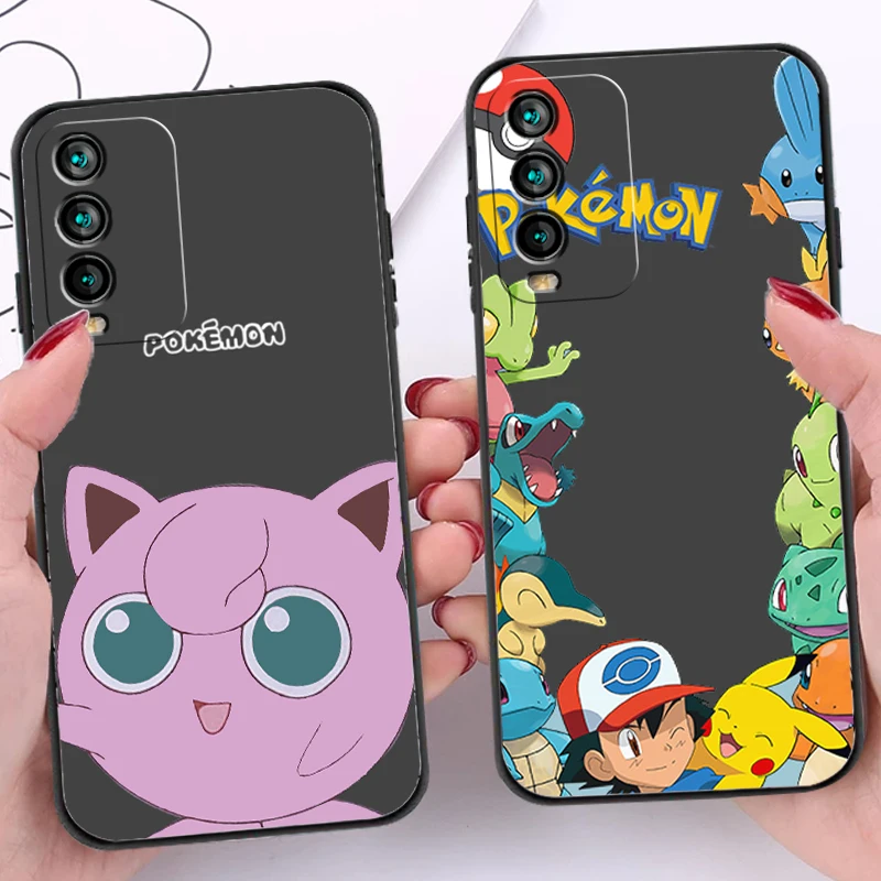 

Pikachu Pokemon Phone Cases For Xiaomi Redmi 9AT 9 9T 9A 9C Redmi Note 9 9 Pro 9S 9 Pro 5G Coque Back Cover Carcasa Funda