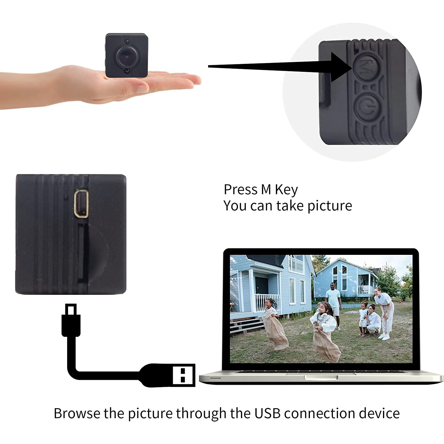 Беспроводная экшн-камера с ночным видением Wi-Fi 1080P